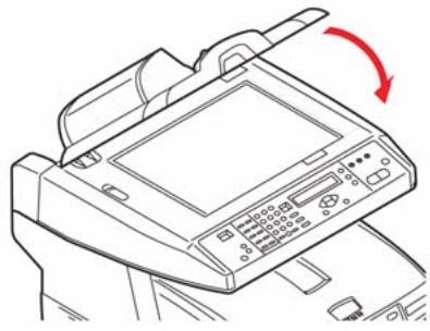 OKI C5550NMFP - Limpieza del vidrio del ADF - 3