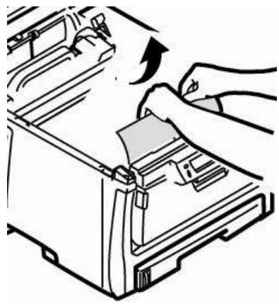 OKI C5550NMFP - Dégagement des bourges   Bourges dans l'imprimante (suite) - 3