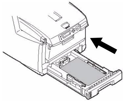 OKI C5550NMFP - Dégagement des bourges   Bourges dans l'imprimante (suite) - 5