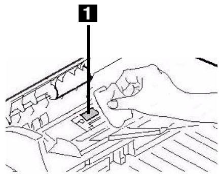 OKI C5550NMFP - Cleaning the ADF Rollers &amp; Pad - 3