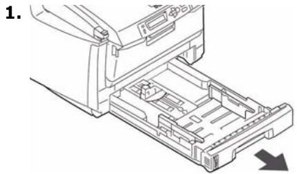OKI C5550NMFP - Loading Paper - 1