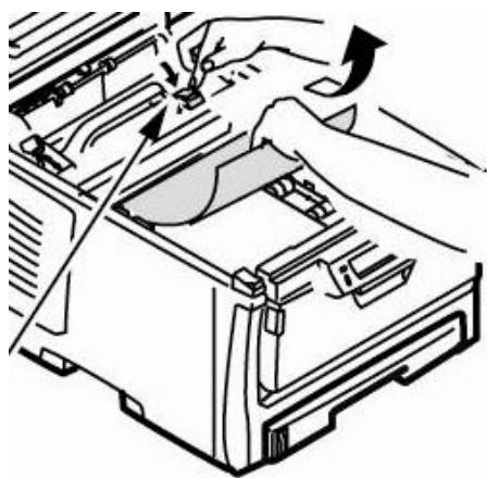 OKI C5550NMFP - Eliminação de atolamentos de papel Na impressora (cont.) - 4