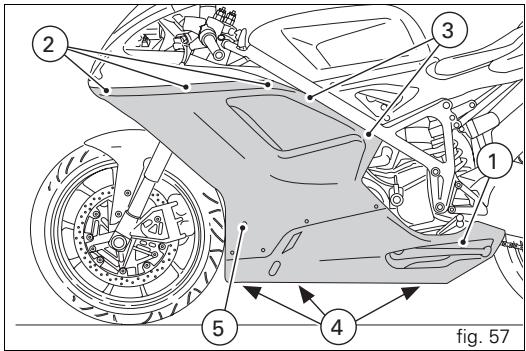 DUCATI 1098 - Flancs de carénage - 1