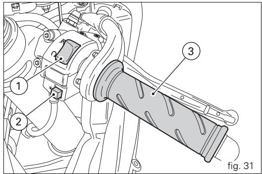 DUCATI 1098 - Poignée des gaz (fig. 31) - 1