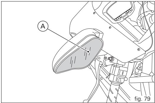 DUCATI 1098 - Réglage des rétroviseurs (fig. 79) - 1