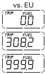 DUCATI 1098 - Indicateur de distance parcourue en réserve (TRIP FUEL) - 1