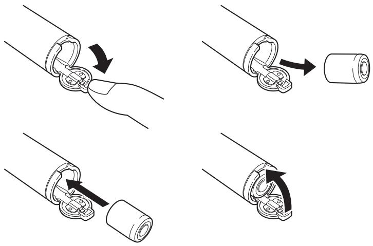 WACOM INKING PEN POUR INTUOS4 PTK - Installation de la batterie pour STYLET - 1