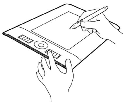 WACOM INTUOS4 MOUSE, INTUOS4 MOUSE, INTUOS4 XL A3 WIDE CAD, INTUOS4 XL A3 WIDE DTP - Utilisation des touches ExpressKeys - 2