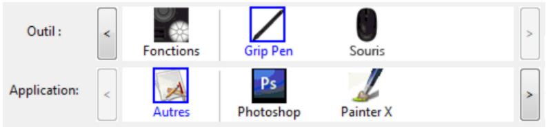 WACOM INTUOS4 MOUSE, INTUOS4 MOUSE, INTUOS4 XL A3 WIDE CAD, INTUOS4 XL A3 WIDE DTP - Paramétres specifiques à une application - 2