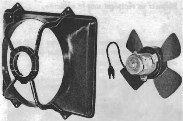 PORSCHE 924 - DEPOSE ET REPOSE DU VENTILATEUR - 2