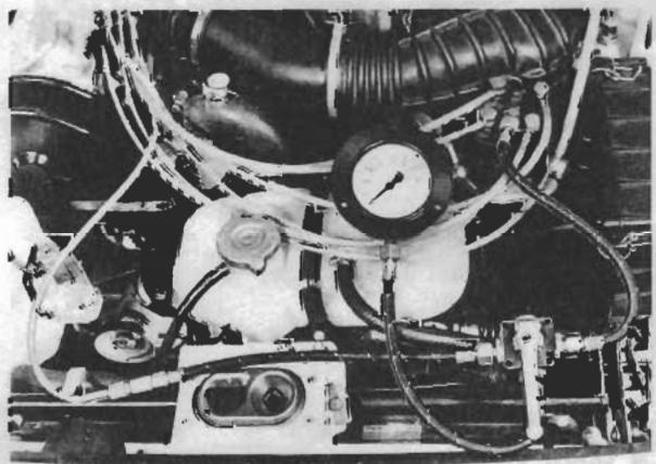 PORSCHE 924 - CONTROLE DE LA PRESSION DE COMMANDE "A FROID" - 2
