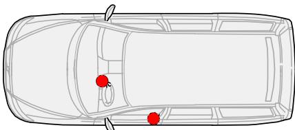 VOLVO V70 - Clé principale - 1