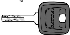 VOLVO V70 - Clé principale - 2