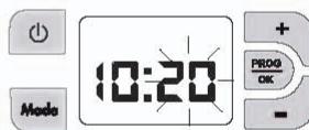 CONCORDE ARKADI - 9- Mise à l'heure de l'horloge et du jour : - 3
