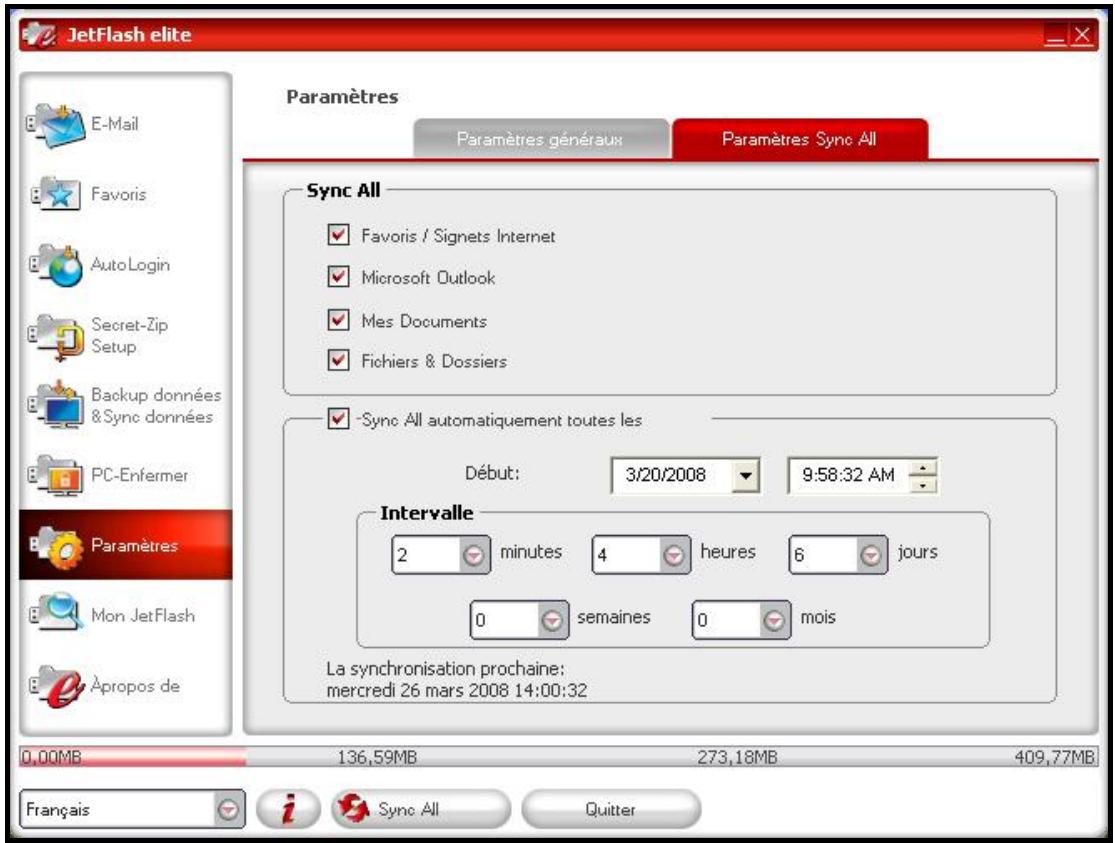TRANSCEND TS512MJFV30 - La fonction Sync All - 1