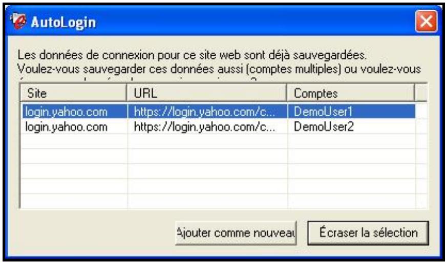 TRANSCEND TS64MJF2A - Modifier / supprimer vos données de login sauvegardées - 1
