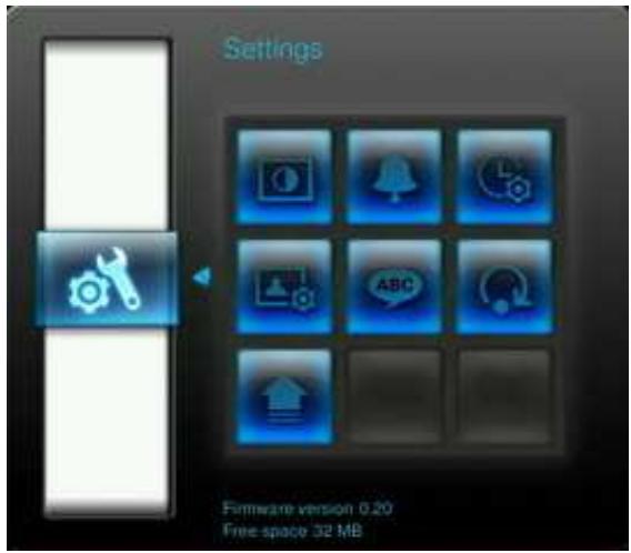 TRANSCEND PF830 - Réglages - 1