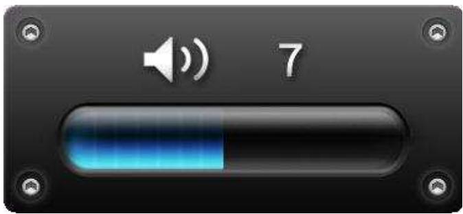 TRANSCEND PF830 - Ajuster le Volume - 1