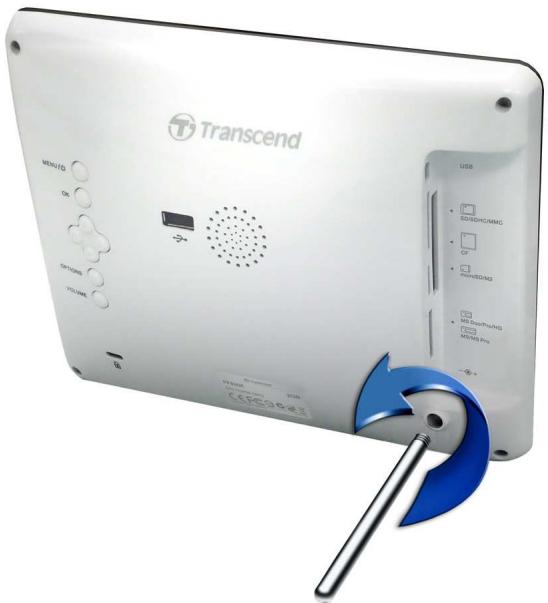 TRANSCEND PF830 - Régler le Photo Frame - 3