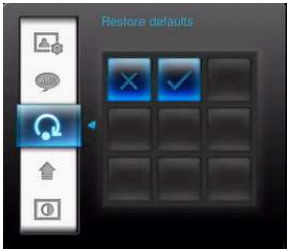 TRANSCEND PF830 - Restaurer les réglages par défaut - 1