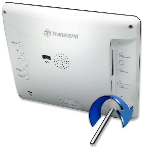 TRANSCEND PF830 - Régler le Photo Frame - 1
