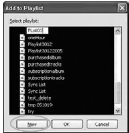 EMTEC LECTEUR MP4 C230 - CREER UNE LISTE LECTURE AU MOYEN DU LECTEUR WINDOWS MEDIA PLAYER 10 (Windows XP seulement) - 3