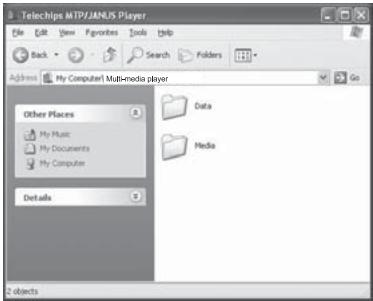 EMTEC LECTEUR MP4 C230 - Windows XP (MTP mode): - 3