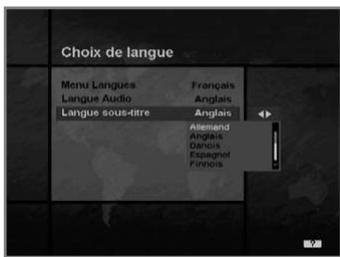 HUMAX VA-FOX - Langue audio - 1