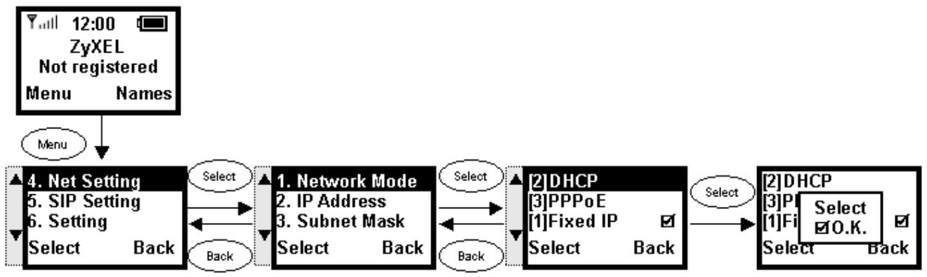 ZYXEL PRESTIGE 2000W - DHCP - 1