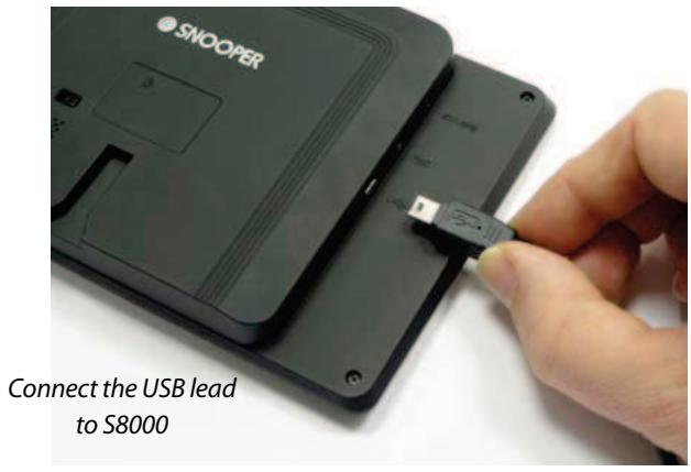 SNOOPER PL 8200 - Téléchargement de la base de données de radars AURA™ - 3