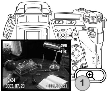 MINOLTA DIMAGE A1 - PASSER DU MODE QUICK VIEW AU MODE LECTURE - 2