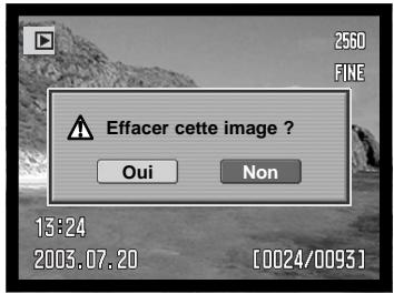 MINOLTA DIMAGE A1 - CONFIRMATION D'EFFACEMENT - 1
