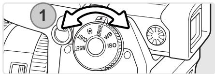MINOLTA DIMAGE A1 - RÉGLAGES DU SÉLECTEUR DE MODE - 1
