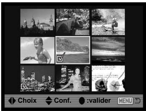 MINOLTA DIMAGE A1 - ÉCRAN DE SÉLECTION DE VUES - 1