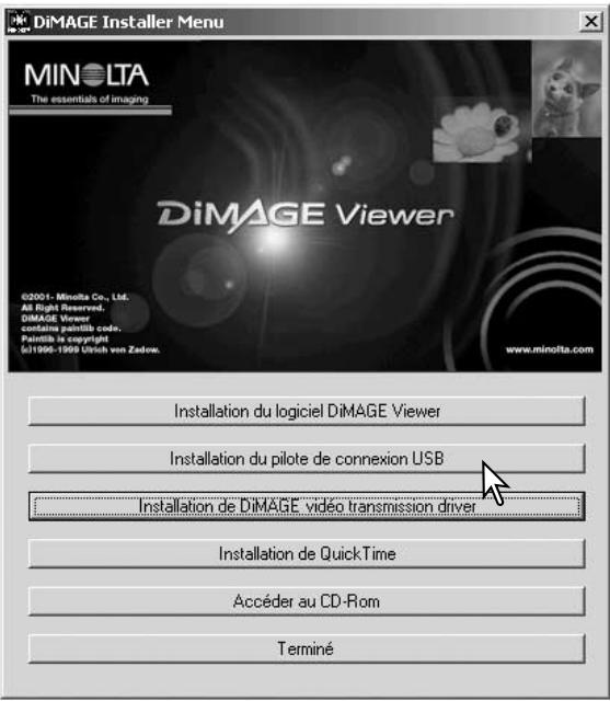 MINOLTA DIMAGE A1 - INSTALLATION AUTOMATIQUE - 1