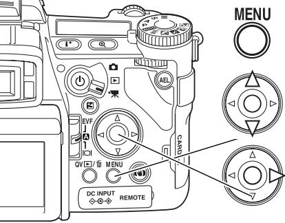 MINOLTA DIMAGE A1 - NAVIGATION DANS LE MENU VIDÉO - 1