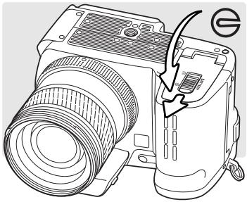 MINOLTA DIMAGE A1 - MISE EN PLACE DU PARESOLEIL - 9