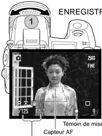 MINOLTA DIMAGE A1 - RÉGLAGE DE L'APPAREIL EN PRISE DE VUE AUTOMATIQUE - 3