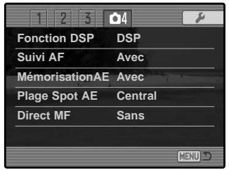 MINOLTA DIMAGE A1 - PARAMÉTRAGE DSP - 1