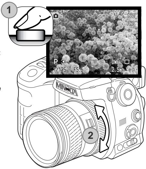 MINOLTA DIMAGE A1 - ZONE DE MESURE SPOT - 2