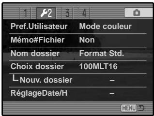 MINOLTA DIMAGE A1 - RÉGLAGE DE LA DATE ET DE L'HEURE - 2