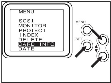 MINOLTA DIMAGE RD 3000 - Appuyer sur la touche ou pour surligner END, puis appuyer sur la touche SET. - 3