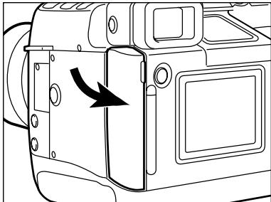 MINOLTA DIMAGE RD 3000 - Insertion de la CARTE compact FLASH - 3