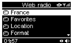 SCOTT RXI 400 WL - Écoute d'une station de radio Web - 1