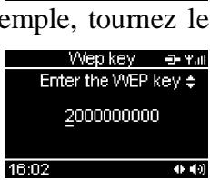 SCOTT RXI 400 WL - Navigation dans les menus et saisie d'un caractère ou d'un chiffre - 2