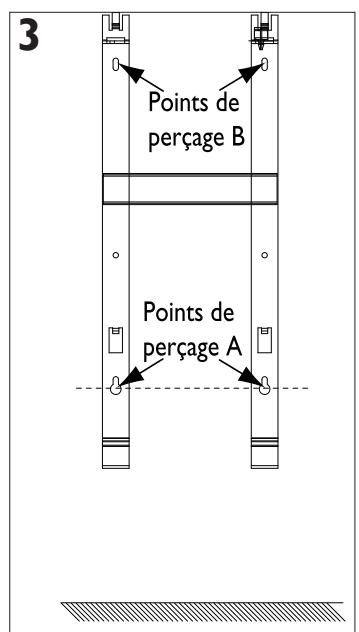 THERMOR BALEARES DIGITAL - FIXER La PATTE d'acccrochage au MUR - 3