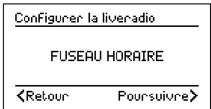 ORANGE LIVERADIO - Sélectionner le fuseau hora - 1