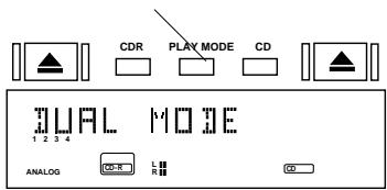 MARANTZ CDR510 - Pour selectionner le mode Dual - 1