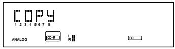 MARANTZ CDR510 - Comment régler la fonction COPY sur ON, OFF ou HCO ? - 1