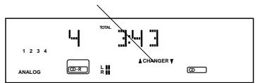 MARANTZ CDR510 - Pour sélectionner le mode ▲CHANGER - 2